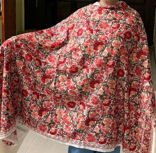 Fully Embroidered Shawls