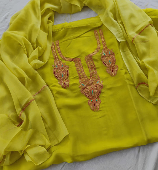 Upada silk suits (Unstitched)