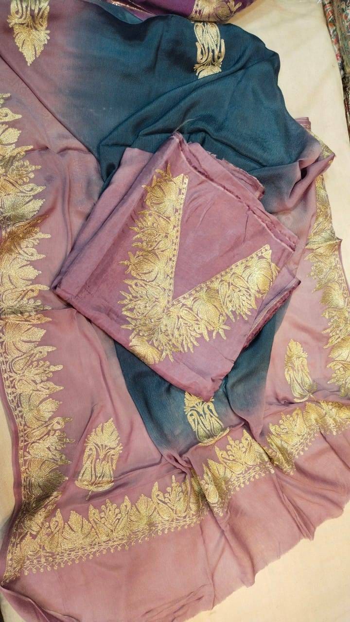 premium upada silk suits (unstitched)