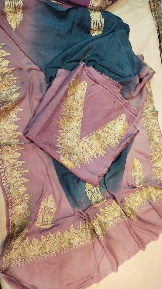 Premium upada silk suits (Unstitched)