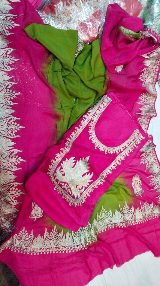 Premium upada silk suits (Unstitched)