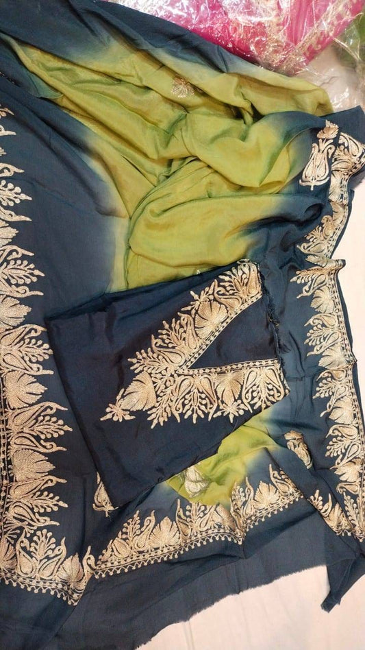 Premium upada silk suits (Unstitched)