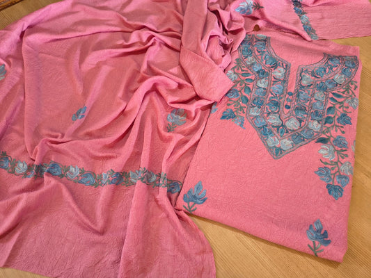 Crushed cotton suits (Unstitched)