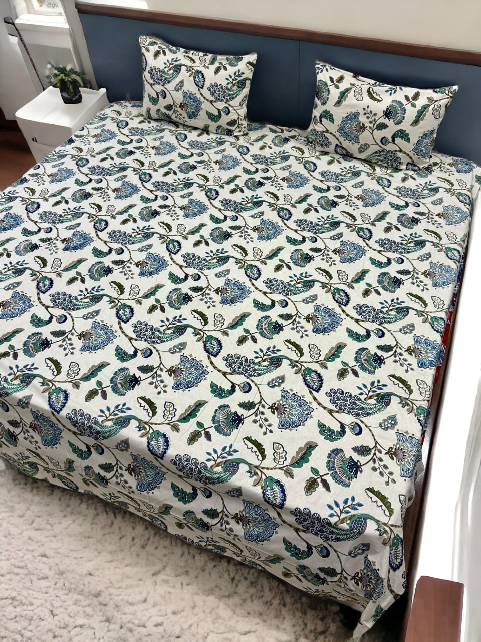 jaipuri anokhi printed bedsheets