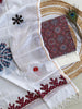 Hakoba kurti with Ajrakh print & natural dyed dupatta