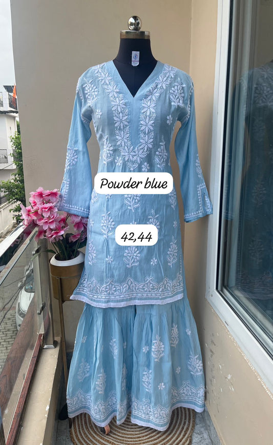 Chanderi Silk Garara Sets
