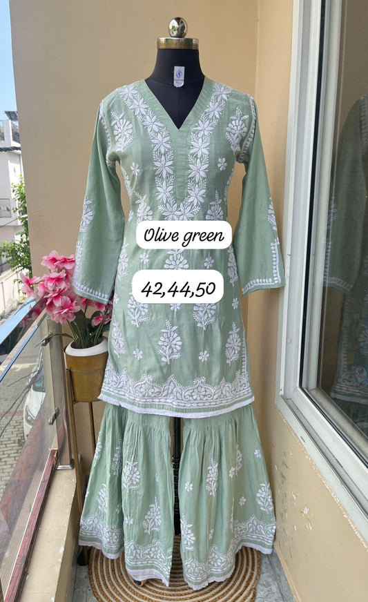 Chanderi Silk Garara Sets