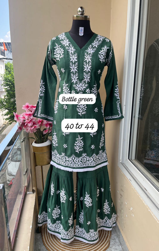 Chanderi Silk Garara Sets