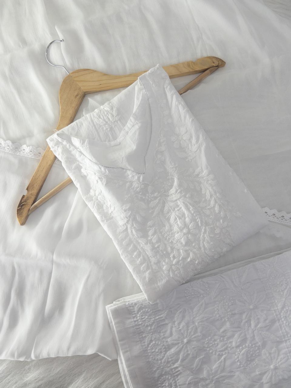 chikankari kurti sets
