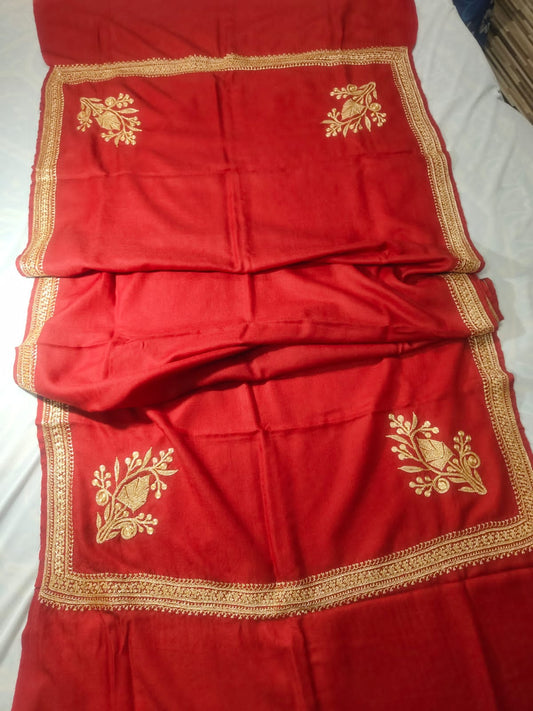 Designer semi-pashmina shawls