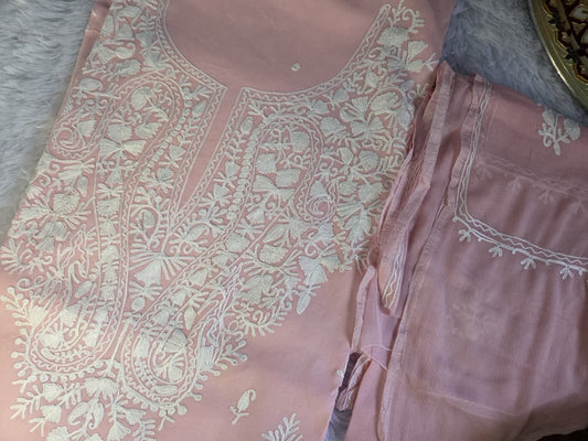 Rayon cotton linen blend suits (Unstitched)