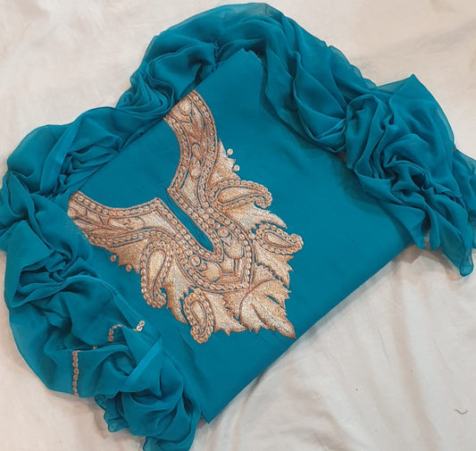 Roman silk 3pc suits (unstiched)