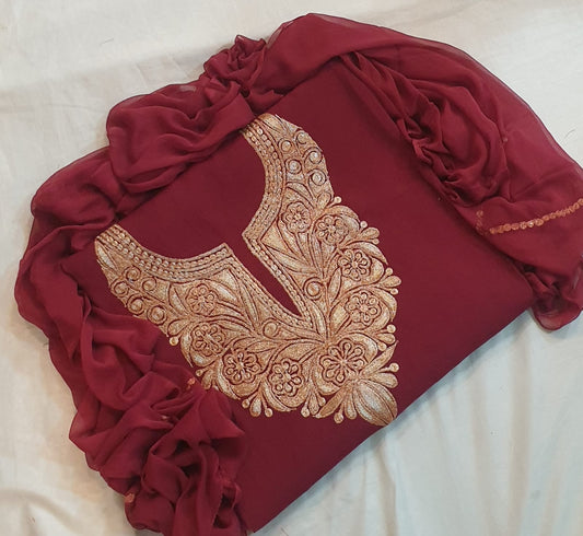 Roman silk 3pc suits (unstiched)