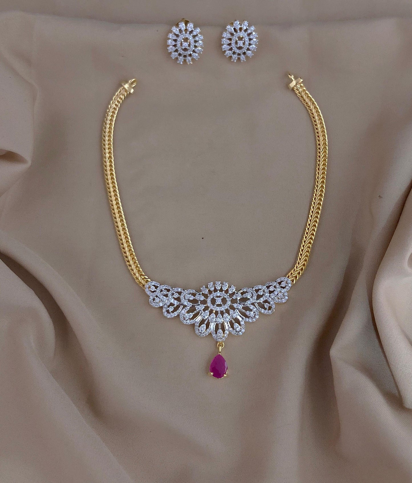 necklace with earrings set