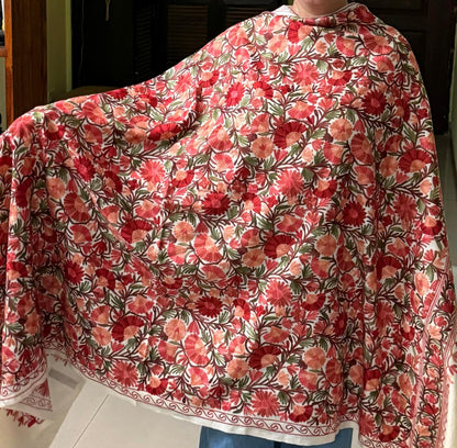 Fully Embroidered Shawls