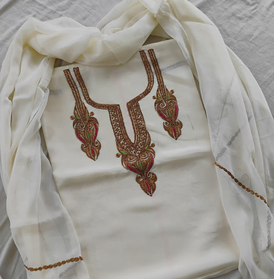 Upada silk suits (Unstitched)