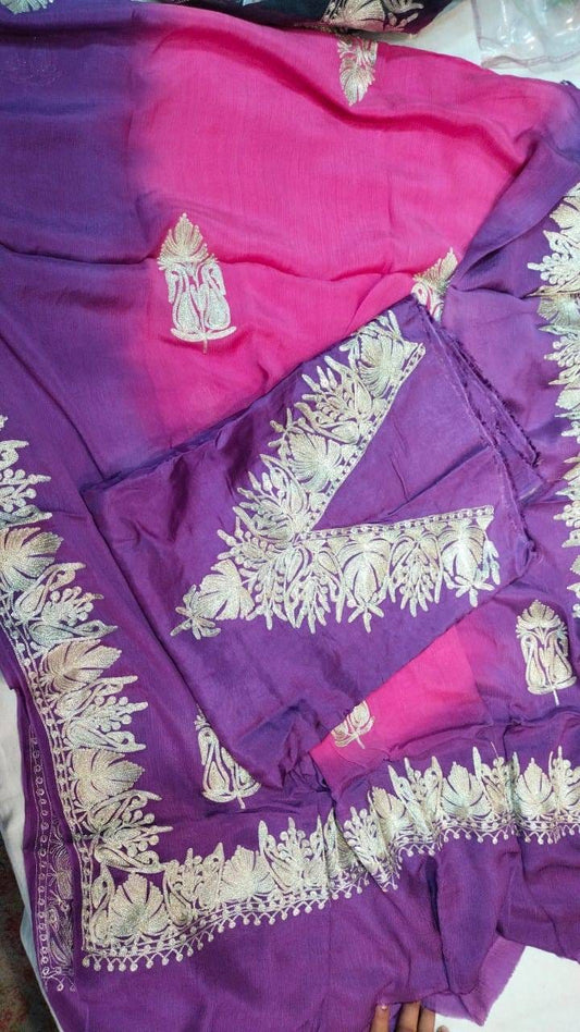 Premium upada silk suits (Unstitched)