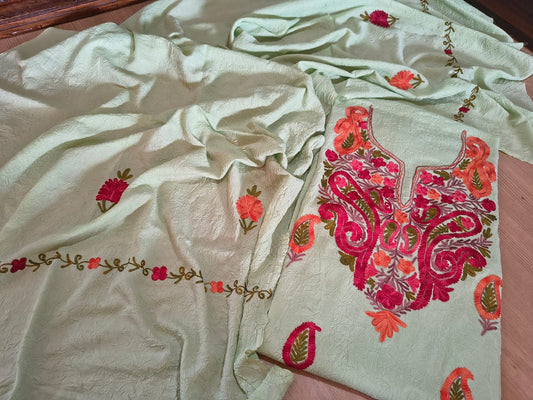 Crushed cotton suits (Unstitched)