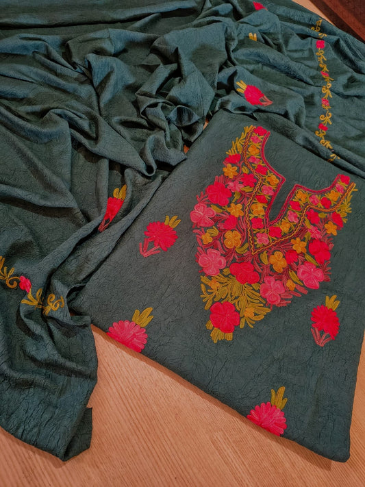 Crushed cotton suits (Unstitched)