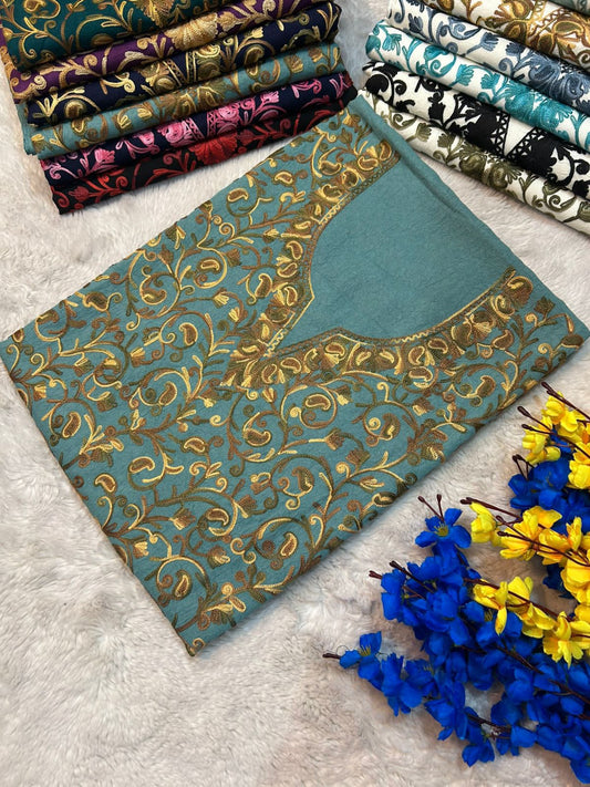 Kashmiri AriWork suits (unstitched)