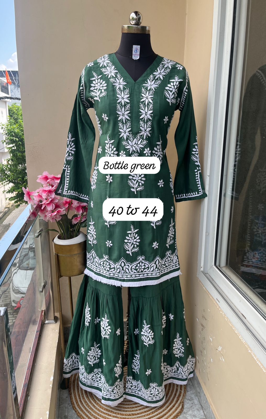 chanderi silk garara sets