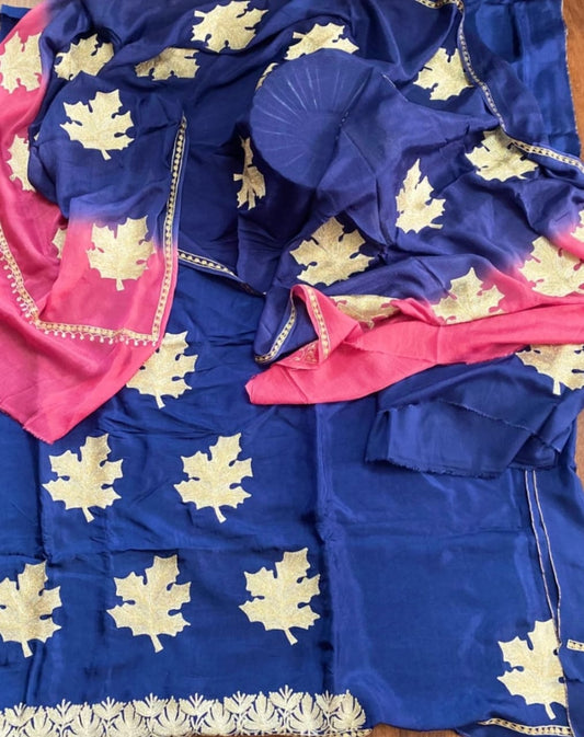Tilla work suits (unstitched)