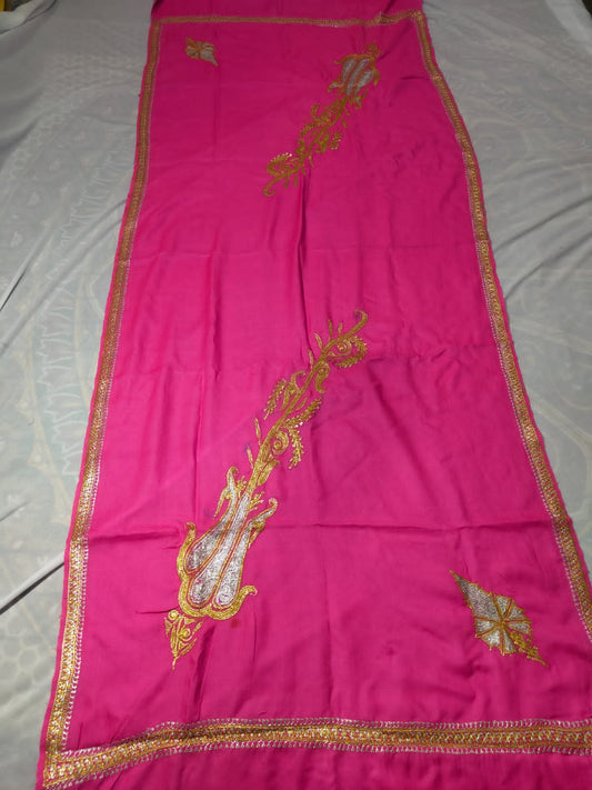 Designer semi-pashmina shawls