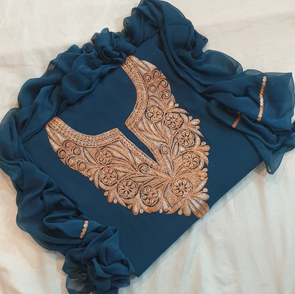 Roman silk 3pc suits (unstiched)