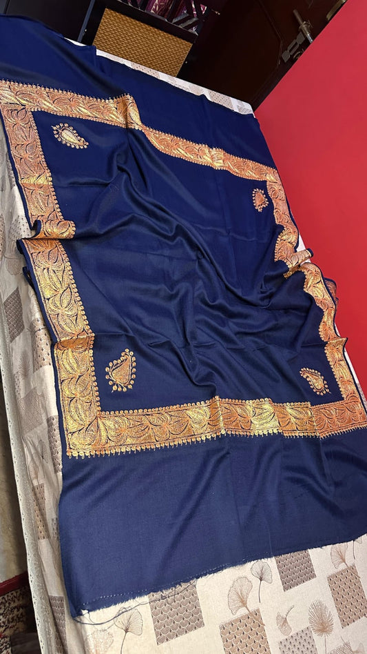 Semi-Pashmina tilla work shawls