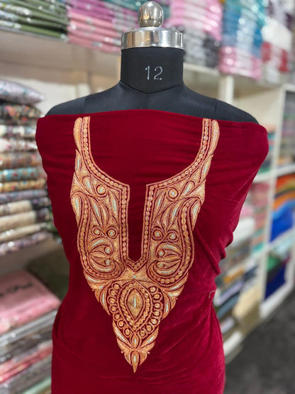 Tilla work kurti(unstitched)