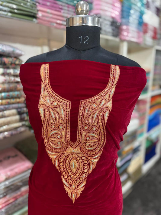 Tilla work kurti(unstitched)