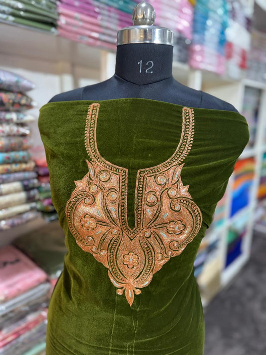 Tilla work kurti(unstitched)