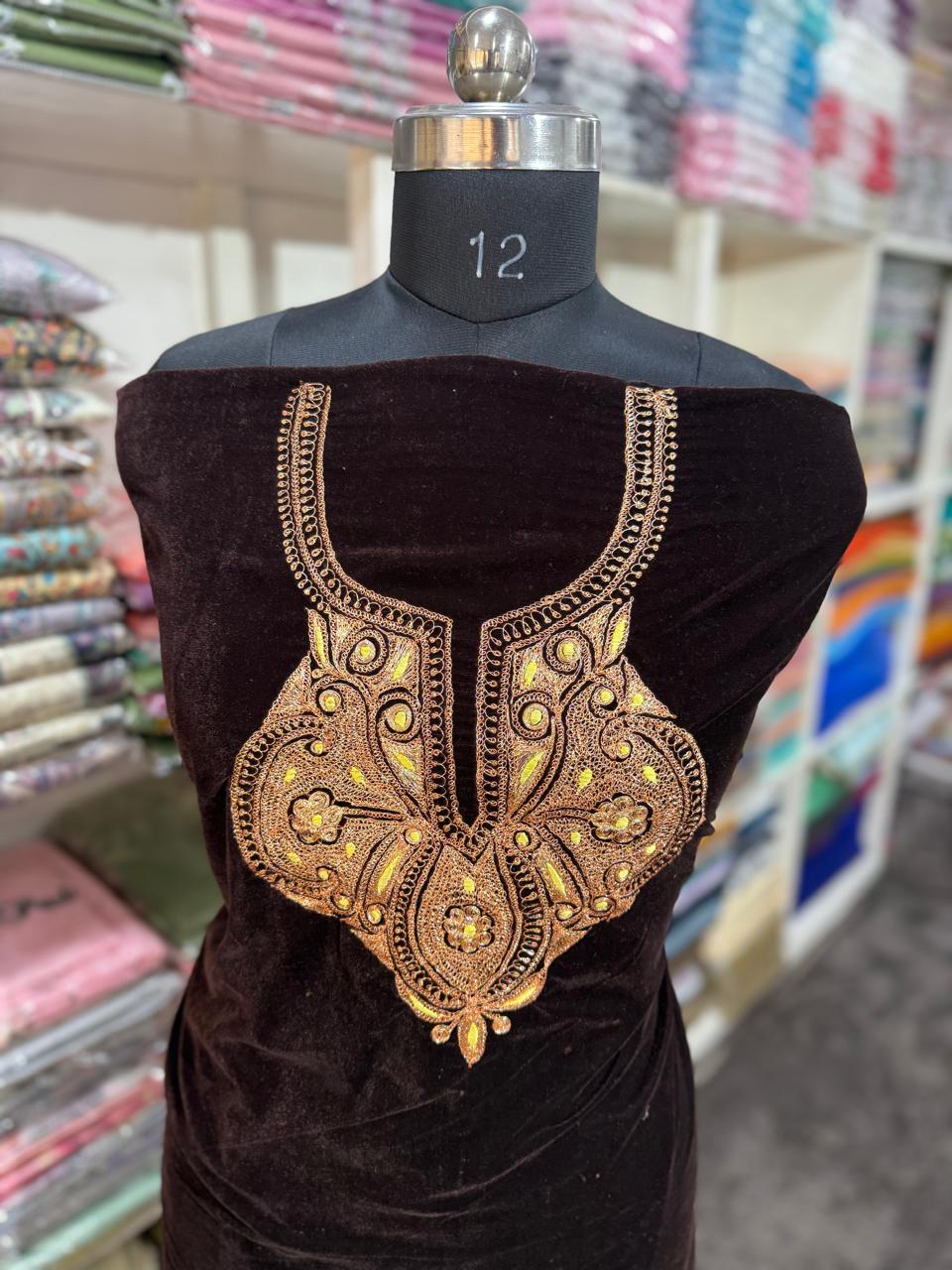 tilla work kurti(unstitched)