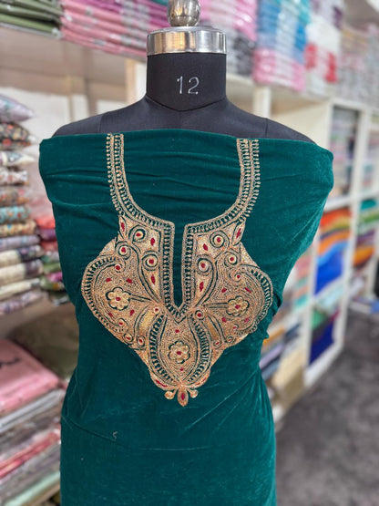 Tilla work kurti(unstitched)