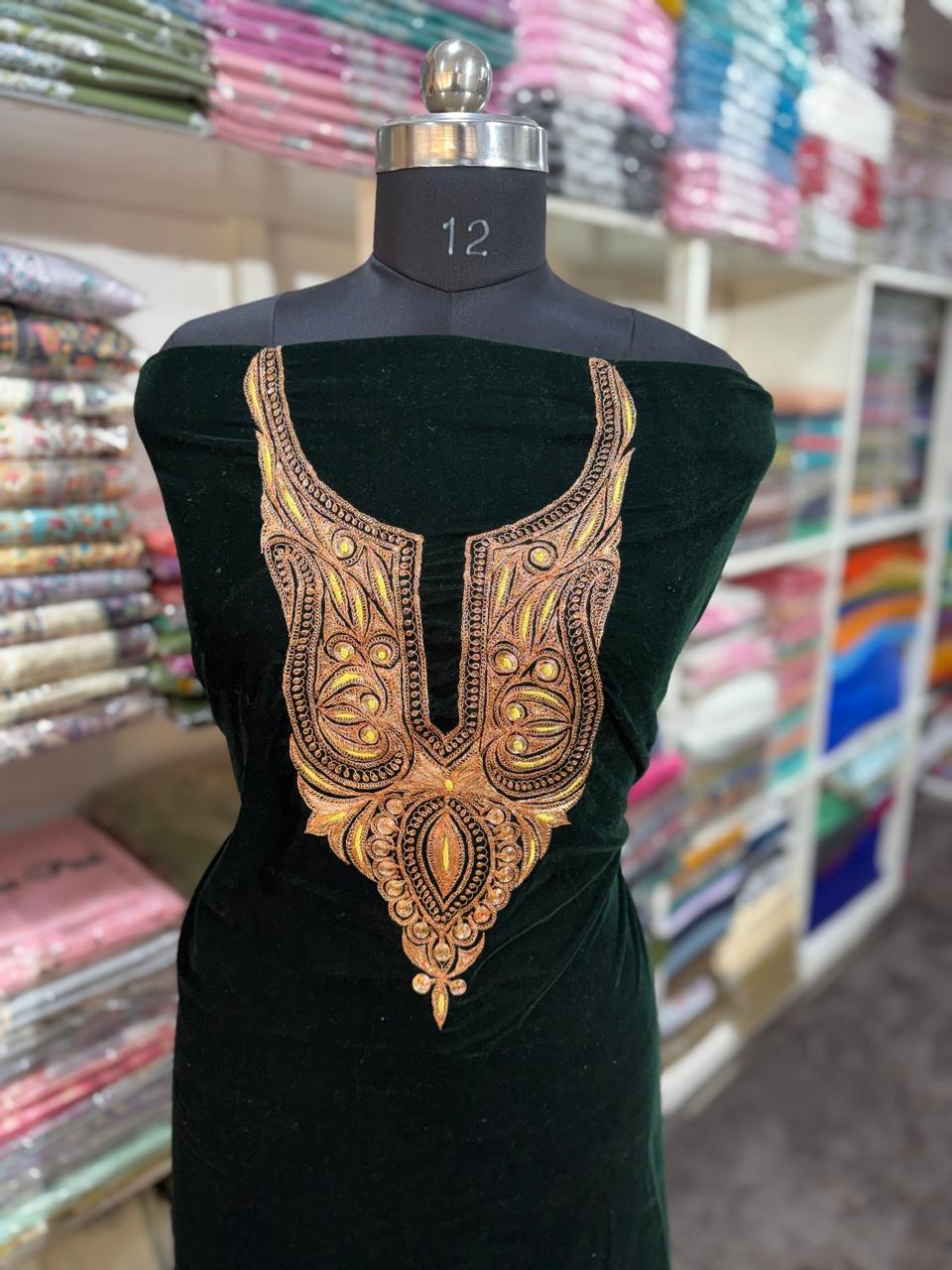 tilla work kurti(unstitched)