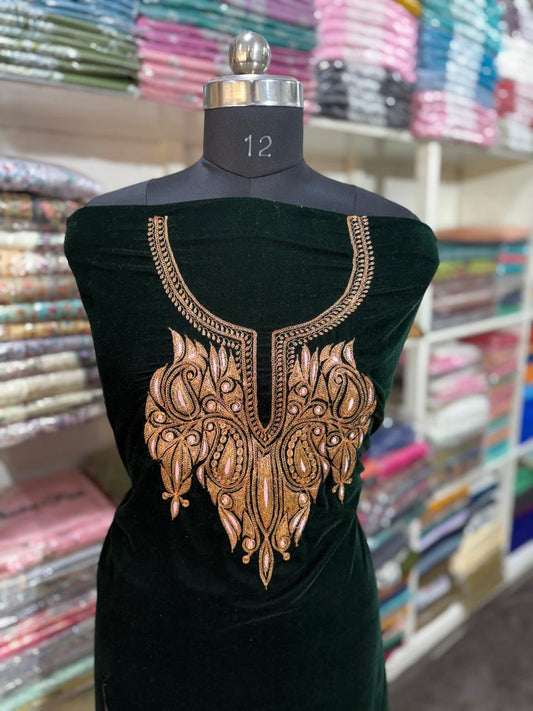 Tilla work kurti(unstitched)