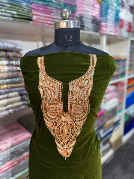 Tilla work kurti(unstitched)