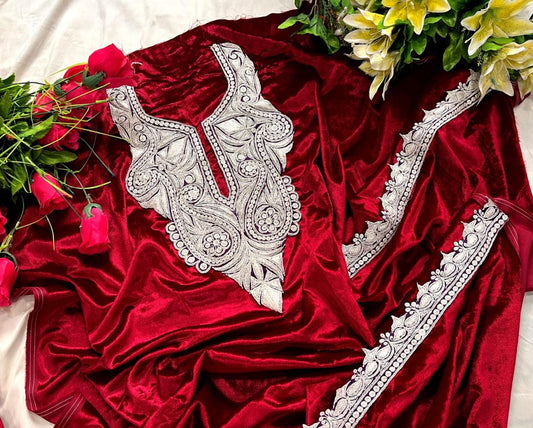 Velvet suits(unstitched)