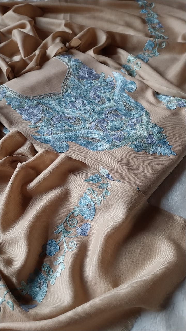 aari work winter suits(unstitched)