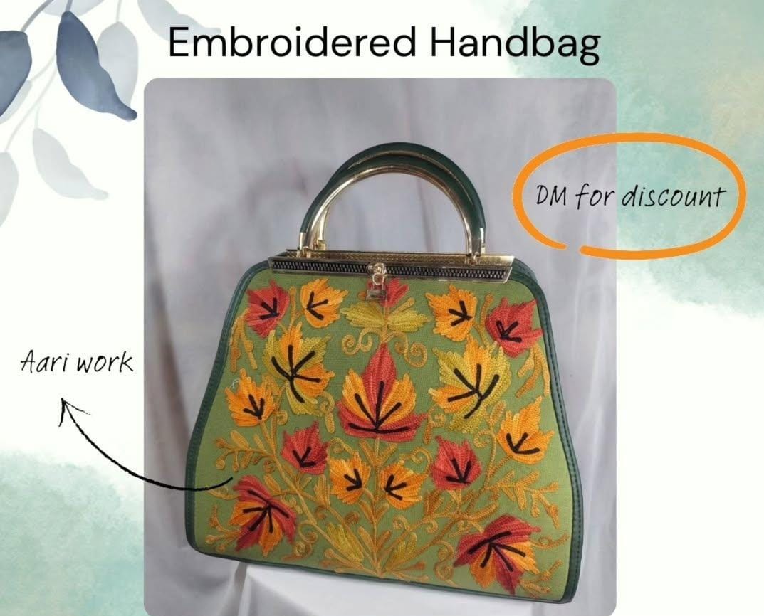 embroidered bags