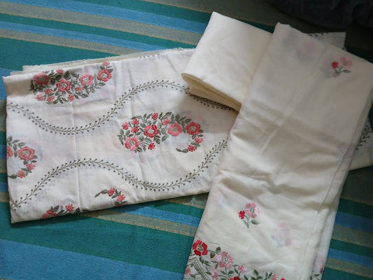 3pc cotton suits (unstitched)