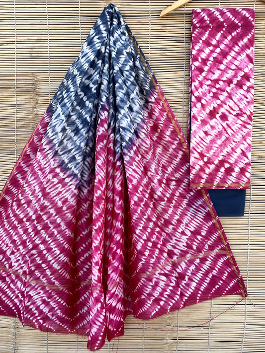 Chanderi Hand Block Print Suits (unstitched)