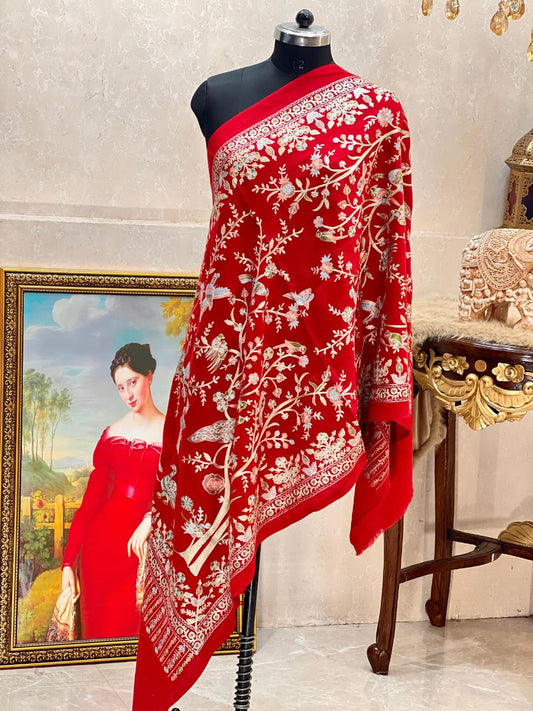 Semi-pashmina stoles