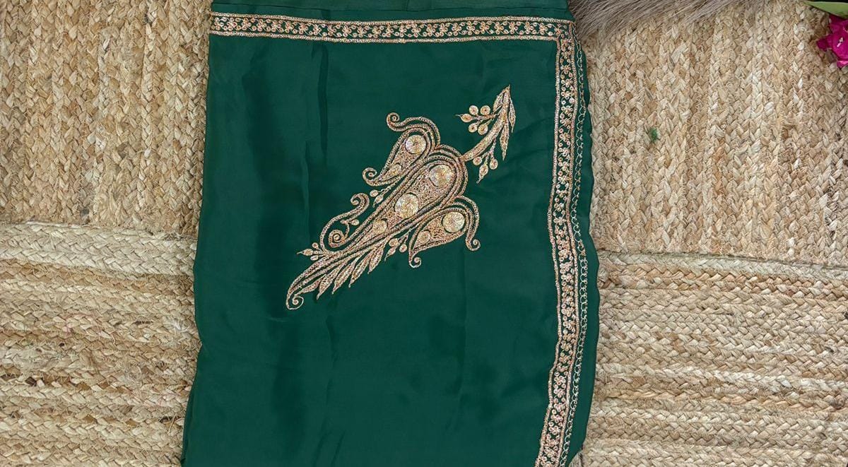 tilla work sarees